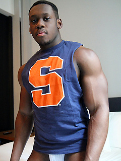 Mister Muscles - 18 year old college football player strips for Ben