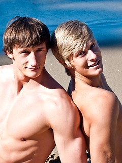 Hot lifeguards Lance Alexander and Alex Waters sucking each others cocks by Dylan Lucas by Dylan Lucas image #13