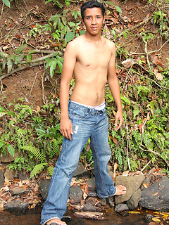 Latin boy Marco wanking off his cock by Tribal Twinks by Tribal Twinks image #14