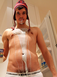 Milk bath in the kitchen with my mate Astroboi by Bentley Race by Bentley Race image #16