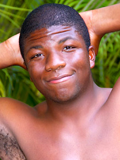 Jackie - 19 Year Old Nudist Black Boy Jerks Off Outdoors! by Island Studs by Island Studs image #1