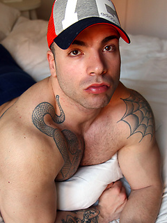 Champion Body Builder Max Hilton strips and wanks for Ben by Bentley Race by Bentley Race image #13
