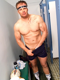 Daz strokes dick in a toilet by Raging Stallion by Raging Stallion image #3