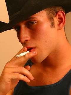 Cute twink in cowboy outfit who loves a nice smoke after sex by Mount Equinox by Mount Equinox image #13