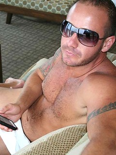 Straight Muscle Guy, Sebastian Steel, Jerking His Big Cock For You by ManAvenue by ManAvenue image #8