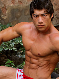 Pro bodybuilder Chad Harley shows his muscled uncut cock by Muscle Hunks by Muscle Hunks image #1