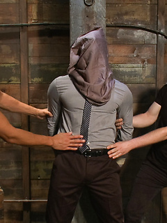 Mr Morgan Black is taken, beaten, edged and milked. by Men On Edge by Men On Edge image #2