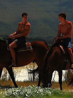 Mick Lovell and Kris Evans fucking outdoors by BelAmi Online by BelAmi Online image #1