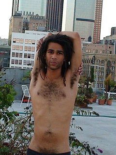 Long Haired Ebony Thin Guy With Black Dreads Beats Off by Alternadudes by Alternadudes image #7