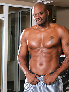 Bald ebony muscle man Diesel Washington by Suite703 by Suite703 image #4