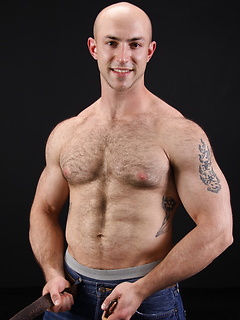 Muscle stud Tatum jacking off and shooting a load by ChaosMen by ChaosMen image #2