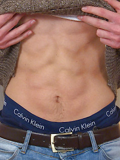 Blond Personal Trainer Ben Shows off his Hard Abs & Big Uncut Erection! by English Lads by English Lads image #2