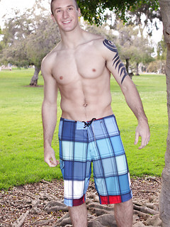 Hot athlete Brice naked