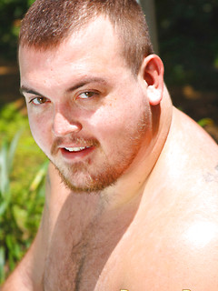 Chubby dude Hunter posing outdoors by Pantheon Bear by Pantheon Bear image #3