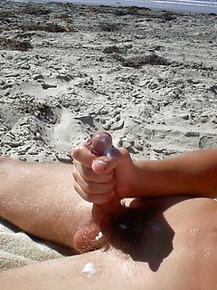 Cute young twink exposing his ass and cock on the sandy beach. by Mount Equinox by Mount Equinox image #12