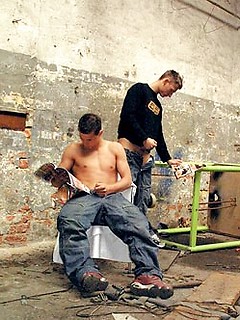 Two smooth jocks jerking off looking at straight porn magazines by Mount Equinox by Mount Equinox image #8