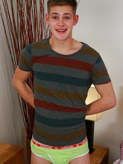 Straight Young Boxer Jack - Tall & Defined with a Very Big Uncut Cock! by English Lads by English Lads image #7