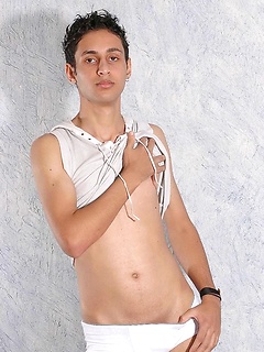 Skinny latino boy Mauricio strokes dick by Young Hot Latinos by Young Hot Latinos image #5