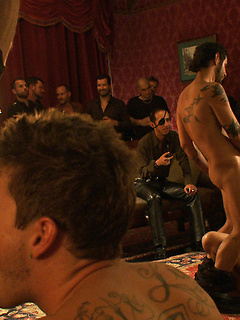 Gay Night on The Upper Floor. Christian Wilde,Jake Austin,Hayden Russo. by Bound in Public by Bound in Public image #5