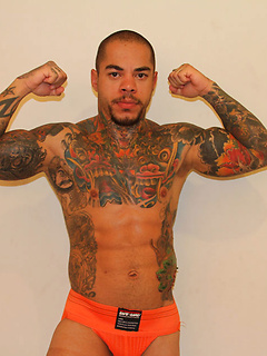 Tattooed papi Diego Castro Solo (with toys)