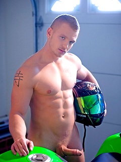 Hot muscle biker James Huntsman naked by Nextdoor Male by Nextdoor Male image #12