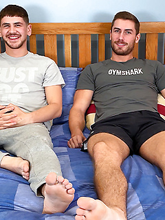Young Stud Dominic Fucks Uncut Muscular Hunk Craig & Both Lads Fire Big Loads of Cum! by English Lads by English Lads image #4