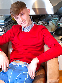 Young Slim & Handsome Teen 1st Ever Manhandling & his Big Uncut Cock is Rock Hard & Cums! by English Lads by English Lads image #1