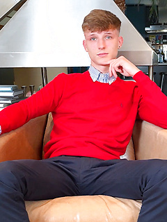 Young Slim & Handsome Teen 1st Ever Manhandling & his Big Uncut Cock is Rock Hard & Cums! by English Lads by English Lads image #4