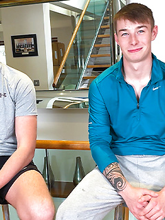 Straight Best Mates Suck Each Other's Uncut Cocks & Both Squirt Big Loads of Cum! by English Lads by English Lads image #1