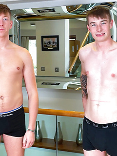 Straight Best Mates Suck Each Other's Uncut Cocks & Both Squirt Big Loads of Cum! by English Lads by English Lads image #2