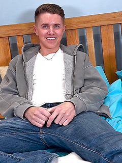 Straight Hottie Fin Pumps his Tight Hole with Anal Beads & a Vibrator & Squirts Cum Everywhere! by English Lads by English Lads image #1