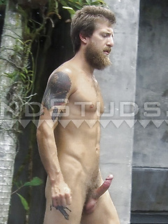 Ripped Bearded Daniel is BACK! - Rugged Mountaineer Pees Hard, Opens Hole, Works & Milks his Towering Belly Slapper! by Island Studs by Island Studs image #9