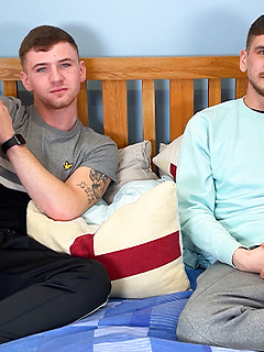 Straight Young Pups Wank & Suck Each Other & their Big Hard Uncut Cocks Fire Loads of Cum! by English Lads by English Lads image #4