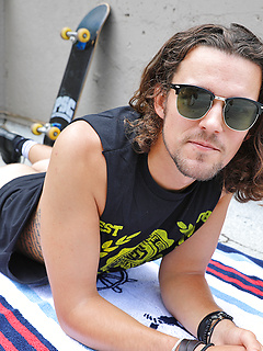 British skater Michael Kent naked on the Bentley Race roof by Bentley Race by Bentley Race image #15