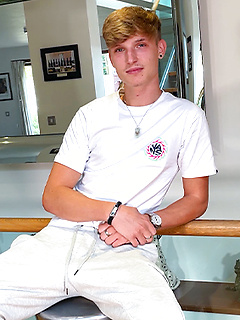 Young Handsome Hal Shows off his Tanned Lean Body & Wanks his Hard Uncut Cock & Cums! by English Lads by English Lads image #1