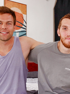 Calvin Russe & Max Harden Can't Wait To Get Their Clothes Off For Their Hot Flip-Flop FUCK by Gayhoopla by Gayhoopla image #13