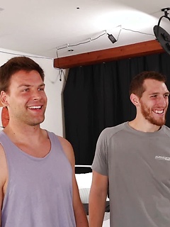 Calvin Russe & Max Harden Can't Wait To Get Their Clothes Off For Their Hot Flip-Flop FUCK by Gayhoopla by Gayhoopla image #15