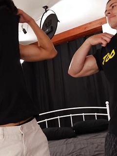 David Slinger Preps For A Big Dick Piping From Muscle Stud Micky Mallato by Gayhoopla by Gayhoopla image #3