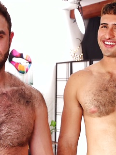Hairy Men For All! Juan Lucas Drills Isaac Hauncho's Big Virgin Ass by Gayhoopla by Gayhoopla image #4