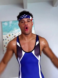 Jerk Off Race - Loser Gets JIZZED On! Channing Rodd, Dustin Hazel, and Jacob Booker Go Head-To-Head by Gayhoopla by Gayhoopla image #18