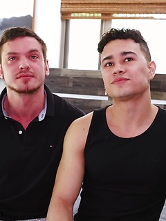 Handsome Uncut Latino Kit Thorne Is Ready For Andy McBride's Huge Cock by Gayhoopla by Gayhoopla image #11