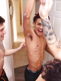 When Hotties Collide - Caleb Mills Meets Liam Quinn by Gayhoopla by Gayhoopla image #1