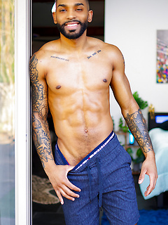 Tatted Stud James Harp Does The Stroke 'N Poke For The Cameras! by Gayhoopla by Gayhoopla image #12