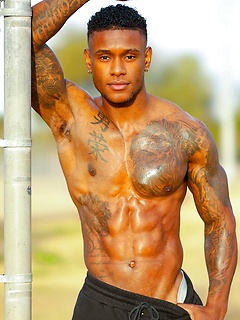 Juicy New Stud Calvin Beckham Shows Off His Favorite Muscle! by Gayhoopla by Gayhoopla image #1