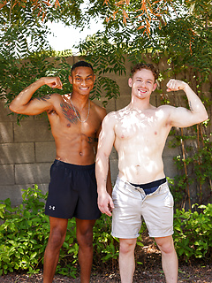 LOCKDOWN - Frat Bros Eli Bennett & Kane Hardy Flip-FUCK Creampie by Gayhoopla by Gayhoopla image #18