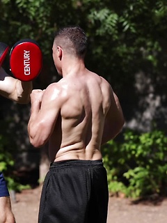 New Guy Drew Andrews Hires In-Home Trainer Bryce Beckett For More Than Just A Workout by Gayhoopla by Gayhoopla image #1