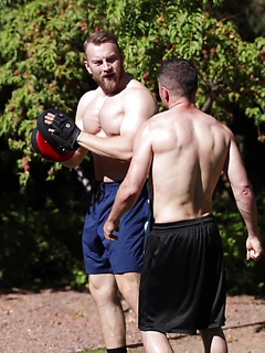 New Guy Drew Andrews Hires In-Home Trainer Bryce Beckett For More Than Just A Workout by Gayhoopla by Gayhoopla image #2