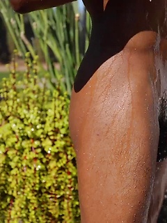 Kendrix Carter Tastes His Cum Before A Long Shower Outside by Gayhoopla by Gayhoopla image #2