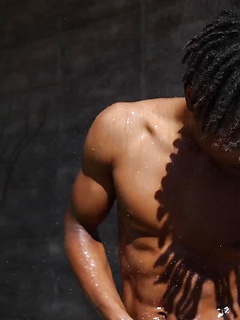 Kendrix Carter Tastes His Cum Before A Long Shower Outside by Gayhoopla by Gayhoopla image #13