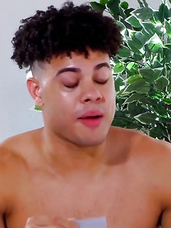 Cum-Covered Arturo Torres Rinses Off Under Grey Skies by Gayhoopla by Gayhoopla image #3